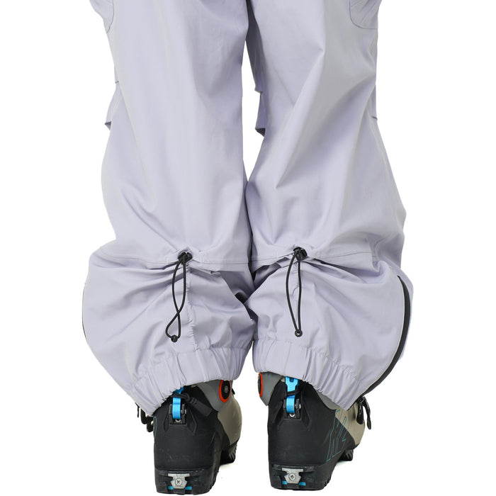 Notice The Reckless North Wind 3-Layer Outer Shell Bibs - Women's Pale Blue/Purple Tint