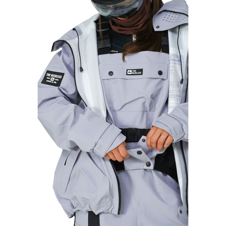 Notice The Reckless North Wind 3-Layer Outer Shell Jacket - Women's Purple Blue/Purple Tint