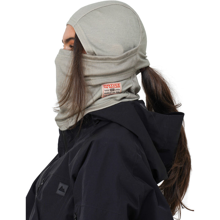 Notice The Reckless Merino Balaclava Sage