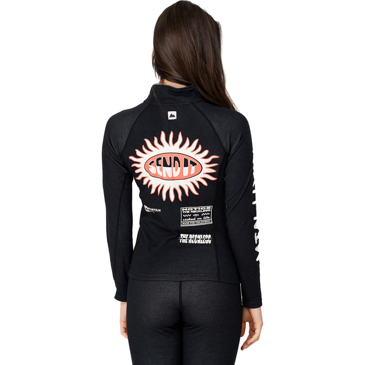 Notice The Reckless Send It Base Layer Top - Women's Black