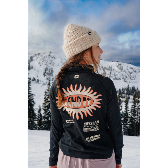 Notice The Reckless Send It Base Layer Top - Women's Black