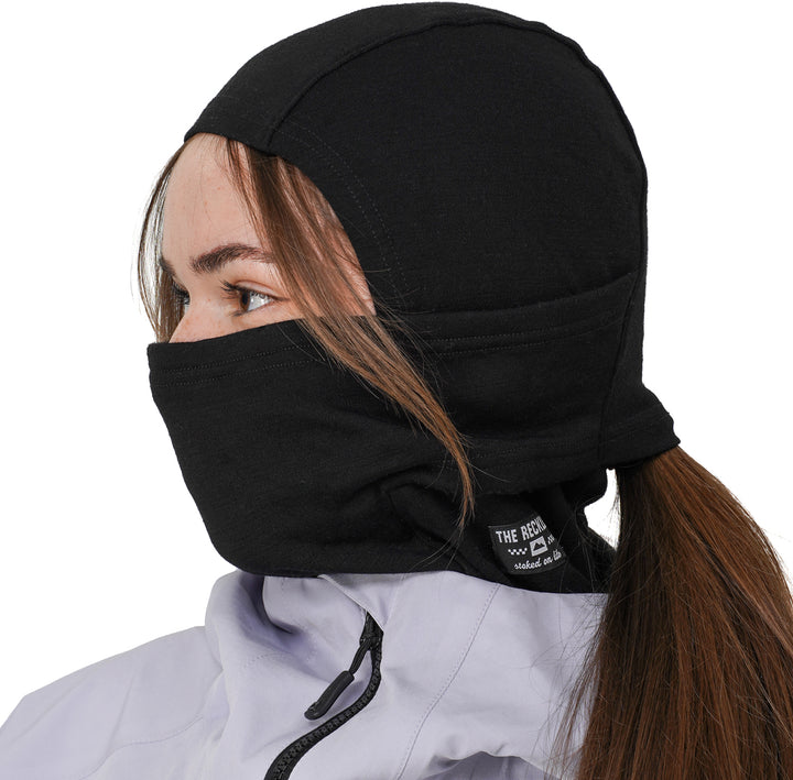 Notice The Reckless Merino Balaclava Black