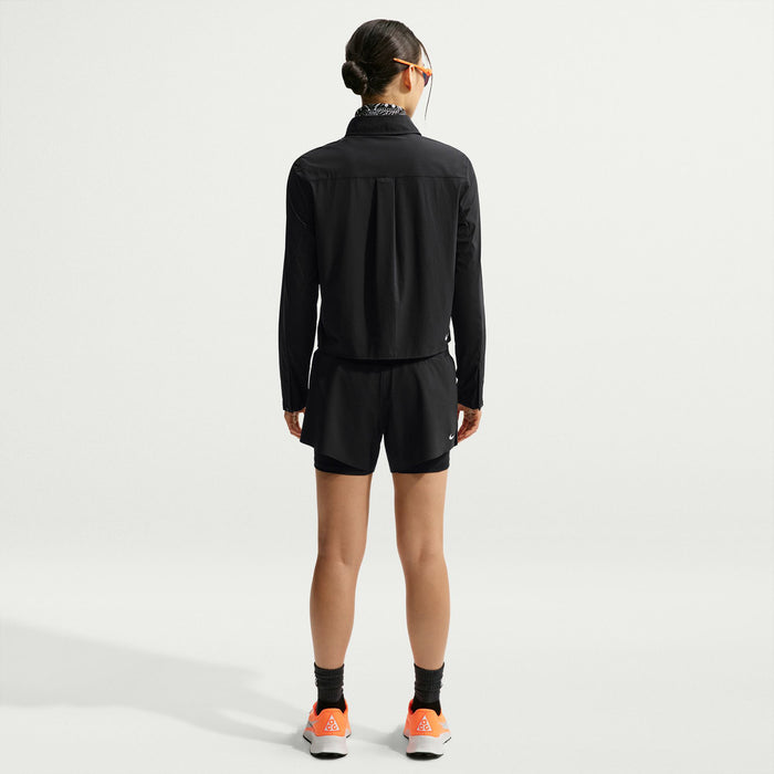 Nike ACG Aireez Button-Up Long-Sleeve Top - Women's Black/Summit White
