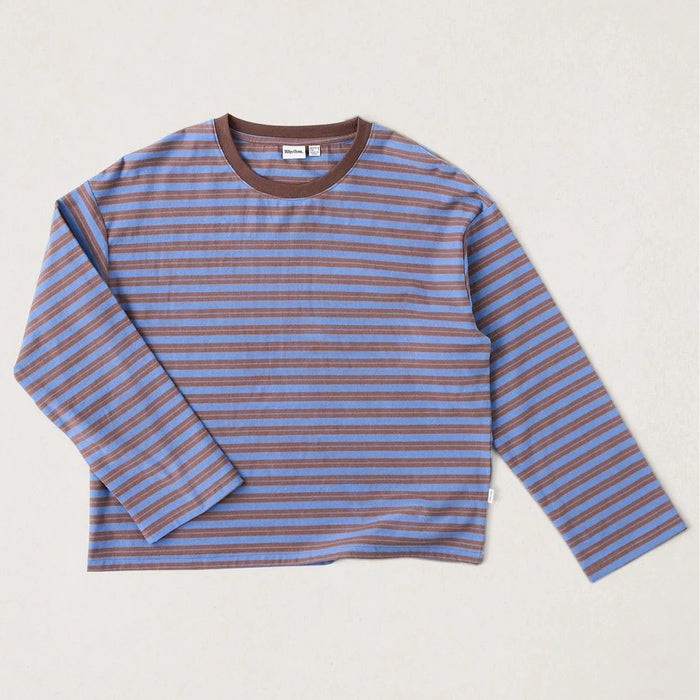 Rhythm Porto Stripe Long-Sleeve Shirt - Women's Cafe