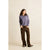 Rhythm Porto Stripe Long-Sleeve Shirt - Women's Cafe