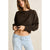 Rhythm Estelle Fluffy Knit Cardigan - Women's Chocolate