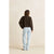 Rhythm Estelle Fluffy Knit Cardigan - Women's Chocolate