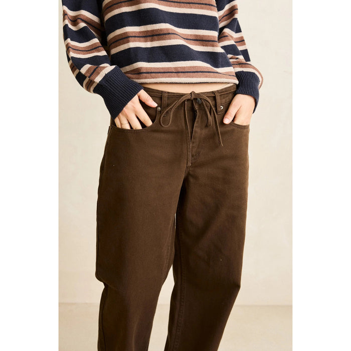 Rhythm Charlie Low Rise Pants - Women's Cafe