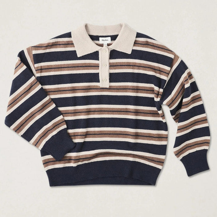 Rhythm Shoreline Rugby Sweater - Women's Sand