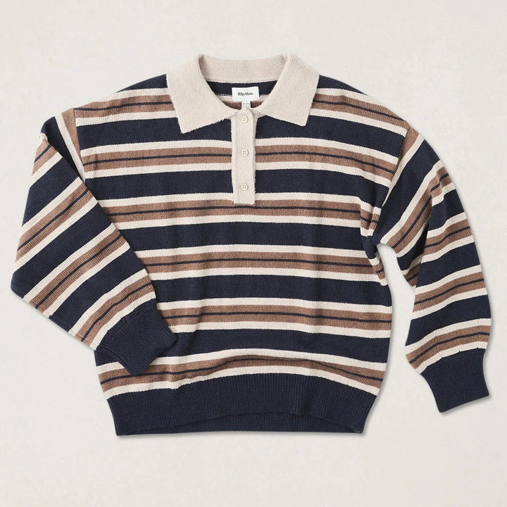 Rhythm Shoreline Rugby Sweater - Women's Sand