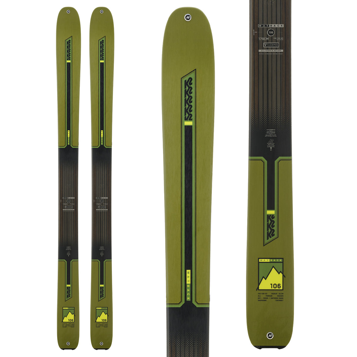 K2 Wayback 106 Skis 2027