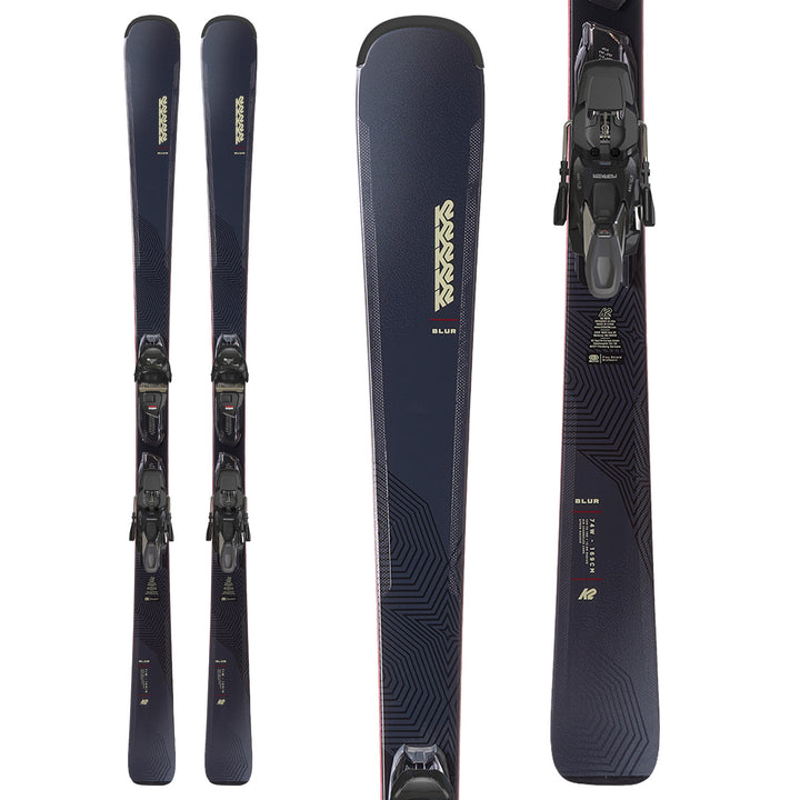 K2 Blur 74 Skis + ERC 11 TCx Light QuikClik Bindings - Women's 2027
