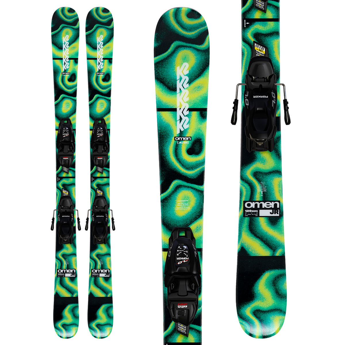 K2 Omen Jr Skis + FDT 7.0 Bindings - Kids' 2027
