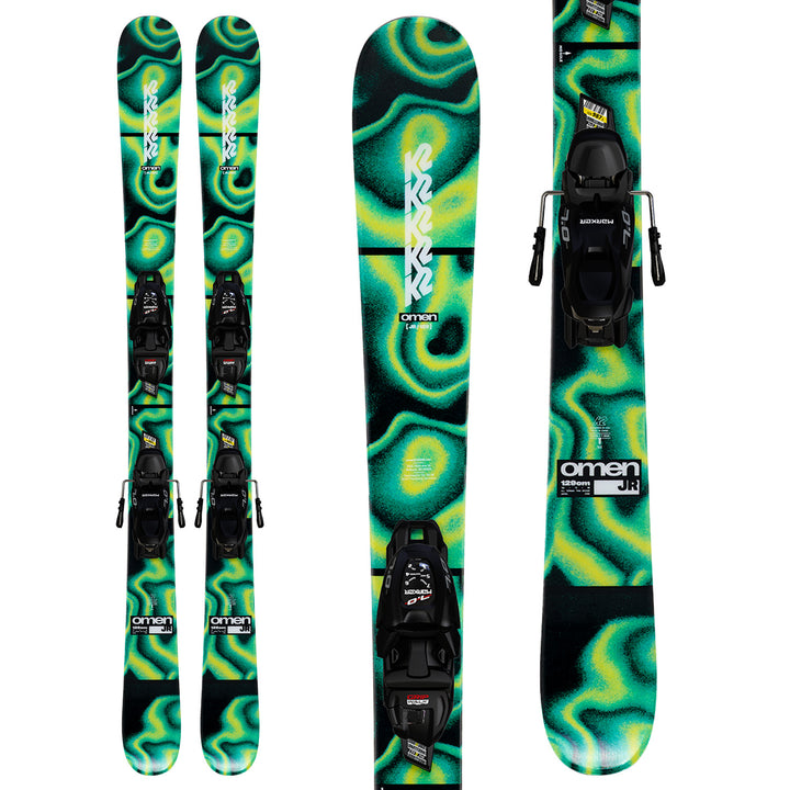 K2 Omen Jr Skis + FDT 7.0 Bindings - Kids' 2027