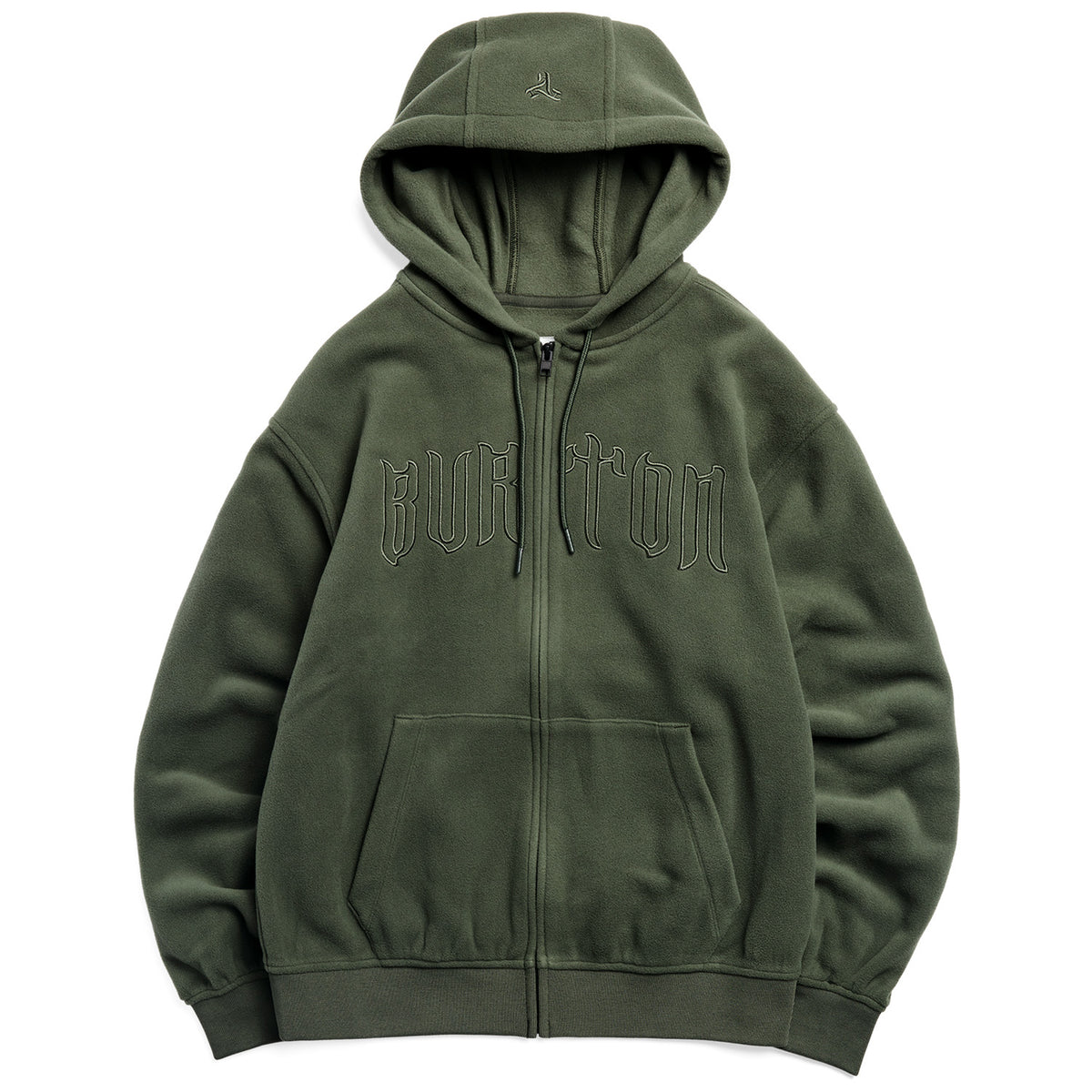 Burton 50/50 00's Brushed Hoodie - Men's Stinkbug Green