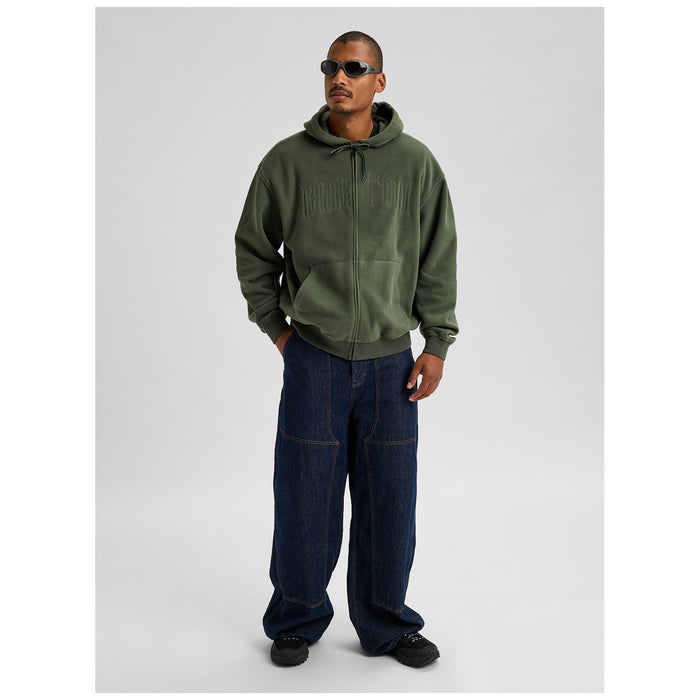 Burton 50/50 00's Brushed Hoodie - Men's Stinkbug Green