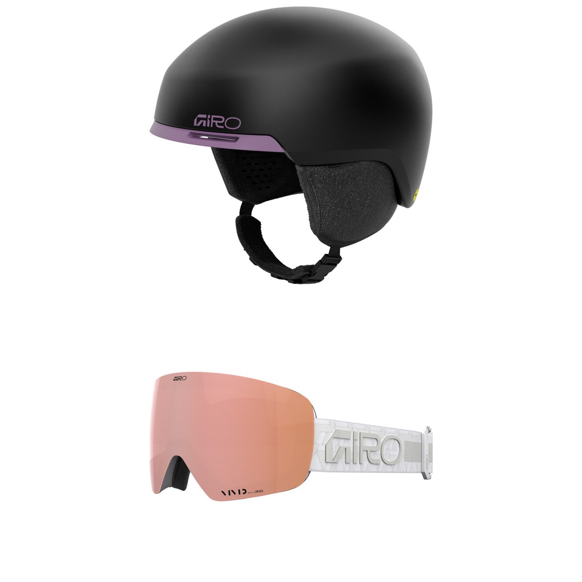 Giro Taggert MIPS Helmet - Women's + Giro Contour RS Goggles