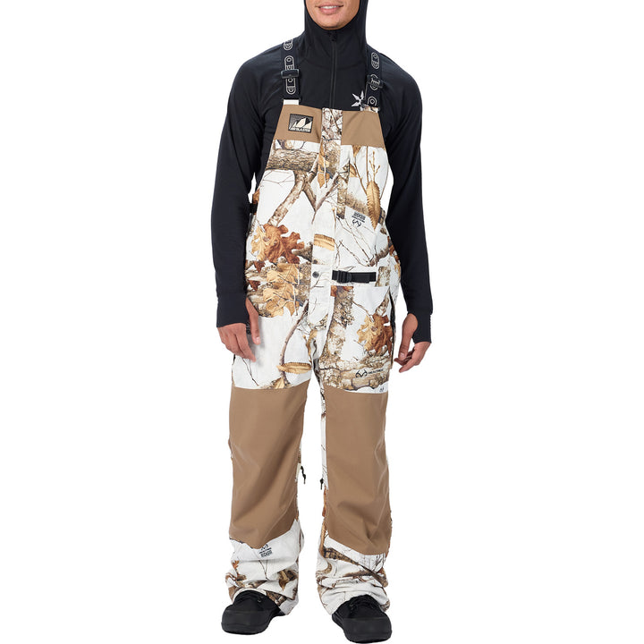 Airblaster Stretch Krill Bibs - Men's Realtree Snow