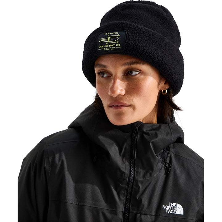The North Face Whimzy Powder Beanie TNF Black/Snow Patch