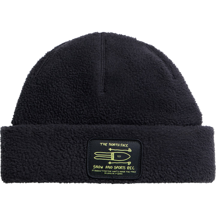 The North Face Whimzy Powder Beanie TNF Black/Snow Patch