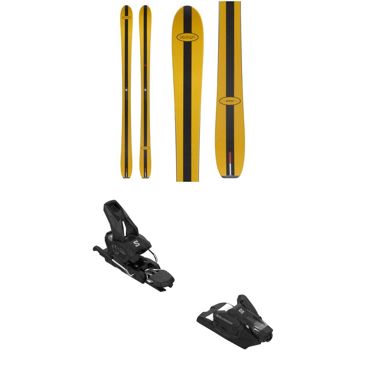 Season Primer Skis + Salomon Strive 12 GW Ski Bindings 2027