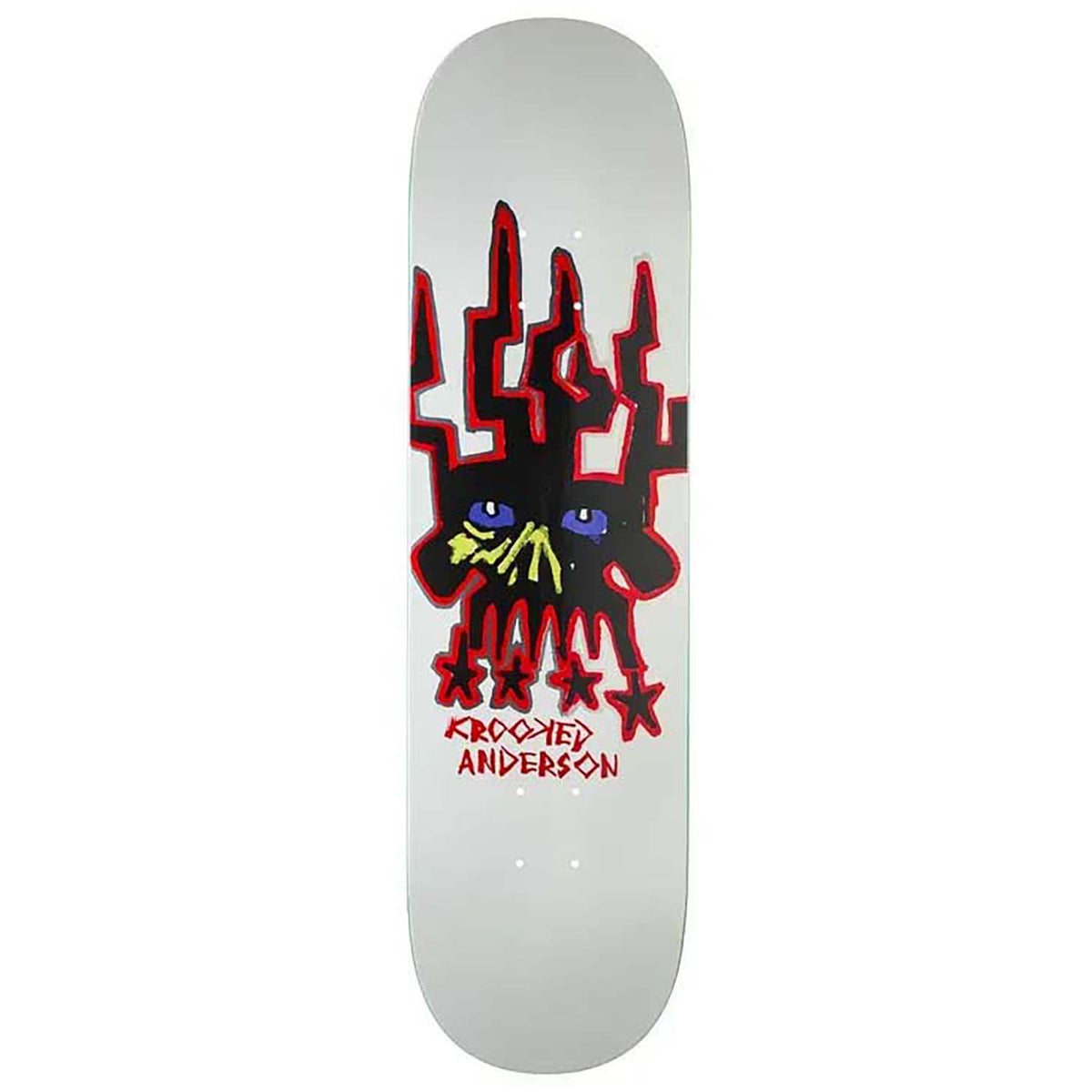 Krooked Manderson Skull King 8.38 Skateboard Deck