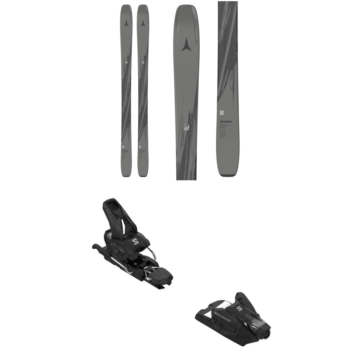 Atomic Maverick 96 CTI Skis + Salomon Strive 12 GW Ski Bindings 2027