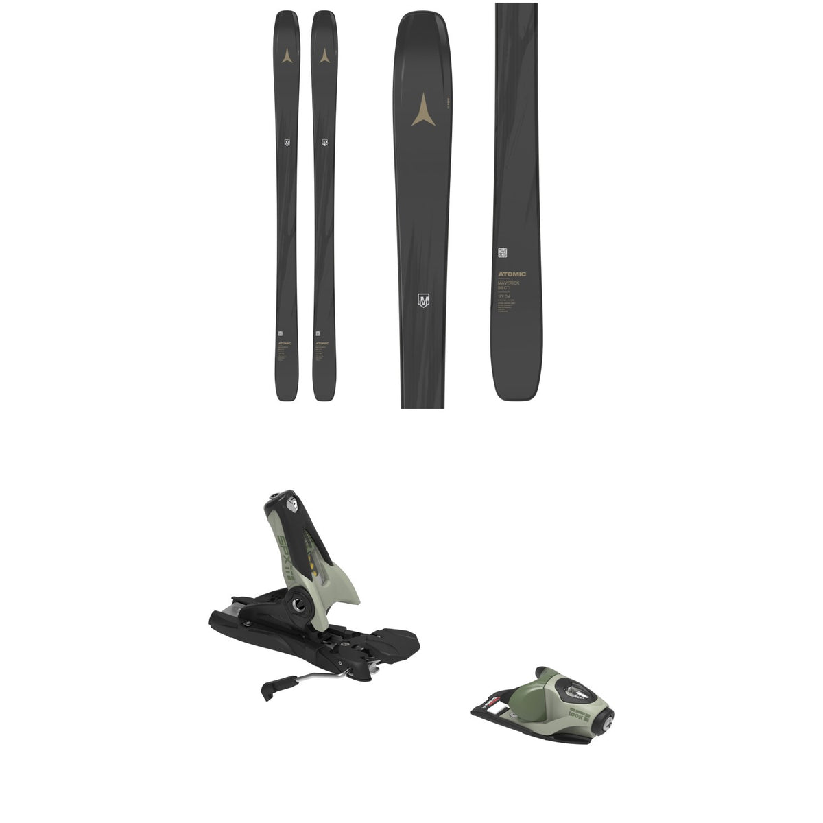 Atomic Maverick 88 CTI Skis 2027 + Look SPX 11 GW Ski Bindings