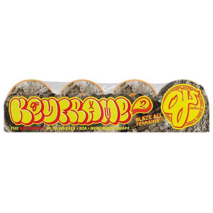 OJ Realtree APX Keyframe 2 Orange Skateboard Wheels
