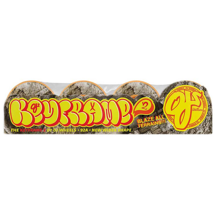 OJ Realtree APX Keyframe 2 Orange Skateboard Wheels