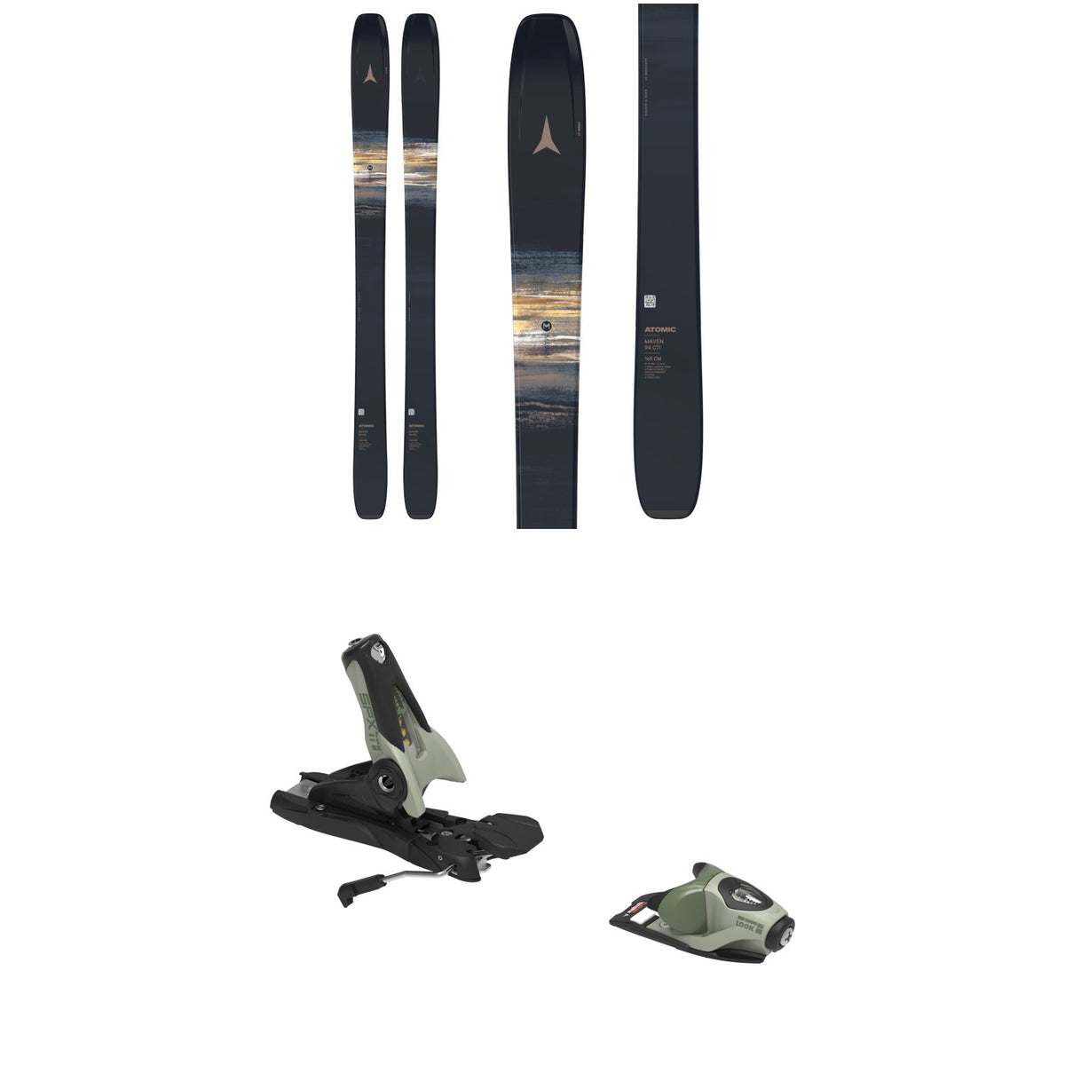 Atomic Maven 94 CTI Skis - Women's 2027 + Look SPX 11 GW Ski Bindings