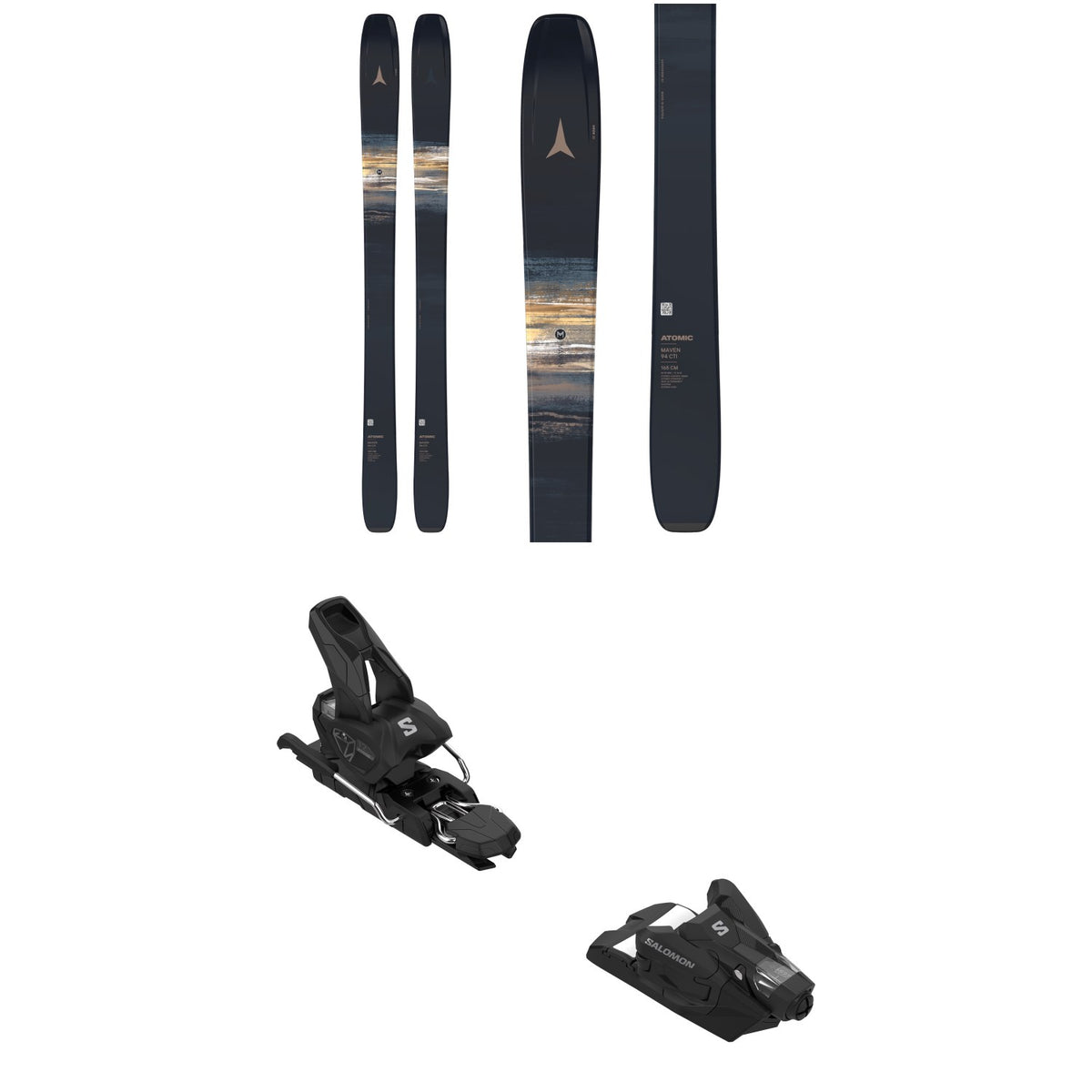 Atomic Maven 94 CTI Skis - Women's + Salomon Strive 12 GW Ski Bindings 2027