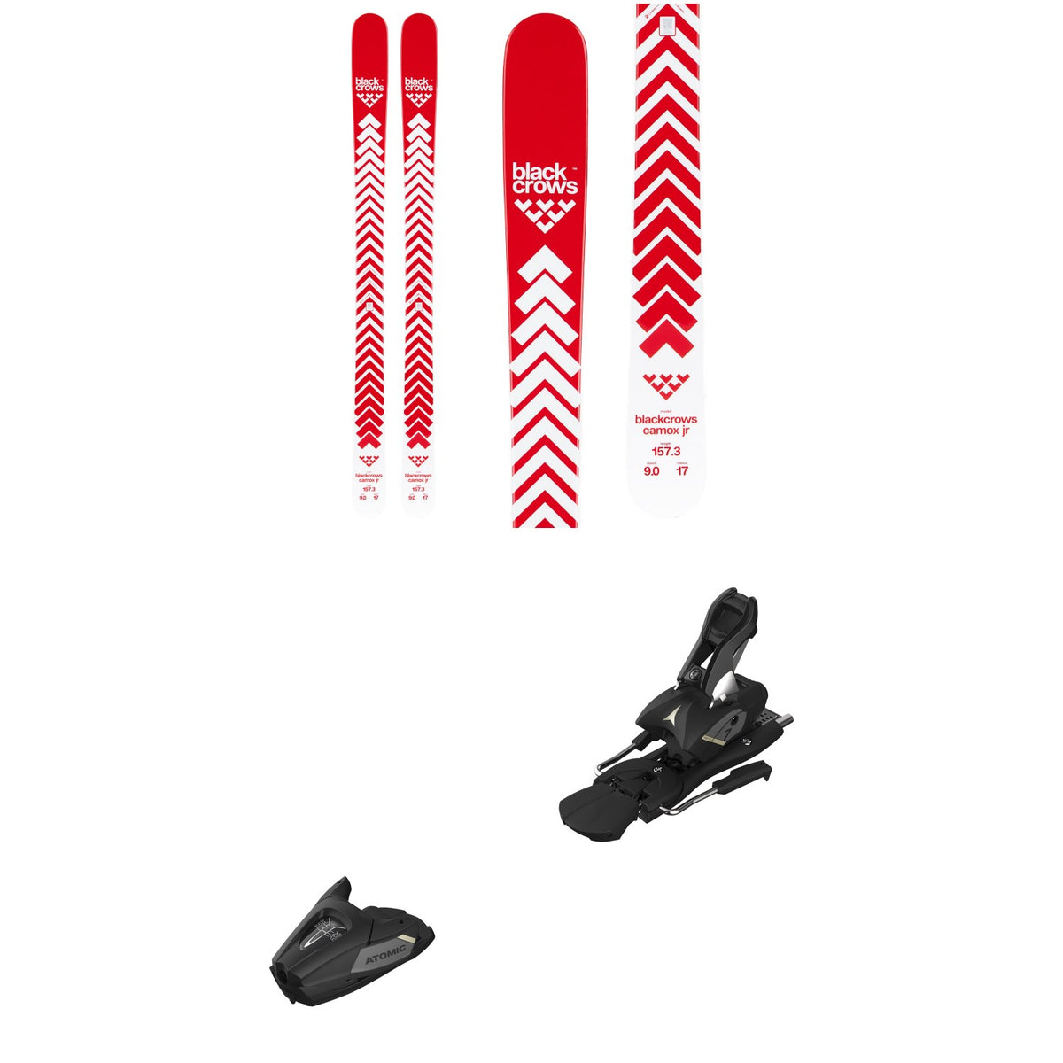 Black Crows Camox Jr Skis + Atomic Colt 7 GW Ski Bindings - Kids' 2027