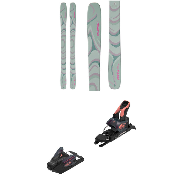 Salomon QST 100 Skis + Atomic Strive 12 GW Ski Bindings 2026
