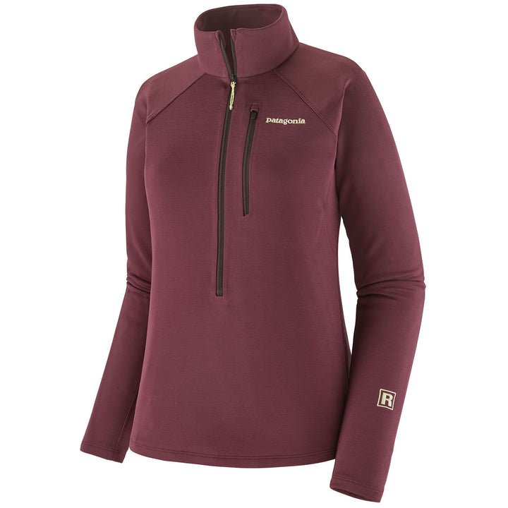 Patagonia R1 Ultralight 1/2 Zip Pullover - Women's Berry Fig