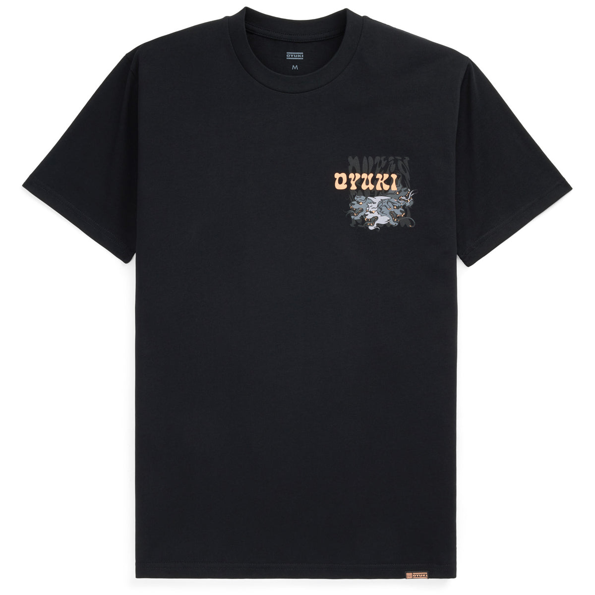 Oyuki Four Headed T-Shirt - Unisex Black