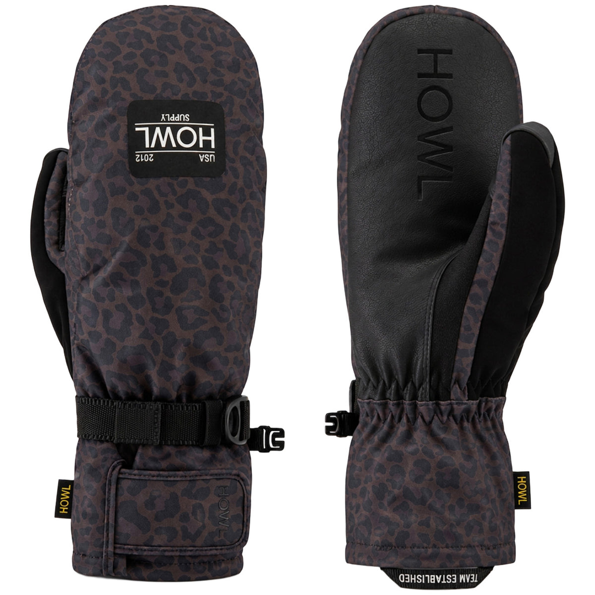 Howl Fairbanks Mittens Leopard Print