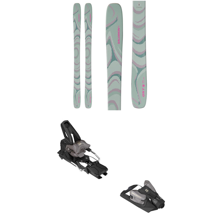 Salomon QST 100 Skis + Salomon Strive 14 GW Ski Bindings 2026