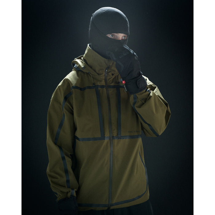 Howl Taped Jacket - Men's Dark Olive