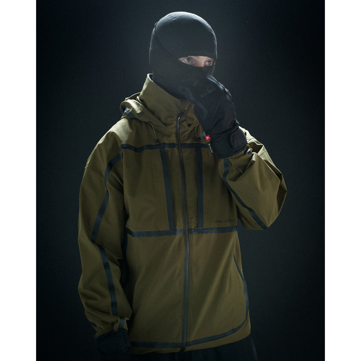 Howl Taped Jacket - Men's Dark Olive