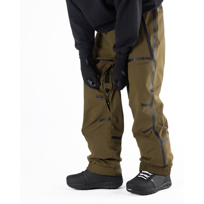 Howl Taped Pants - Men's Dark Olive