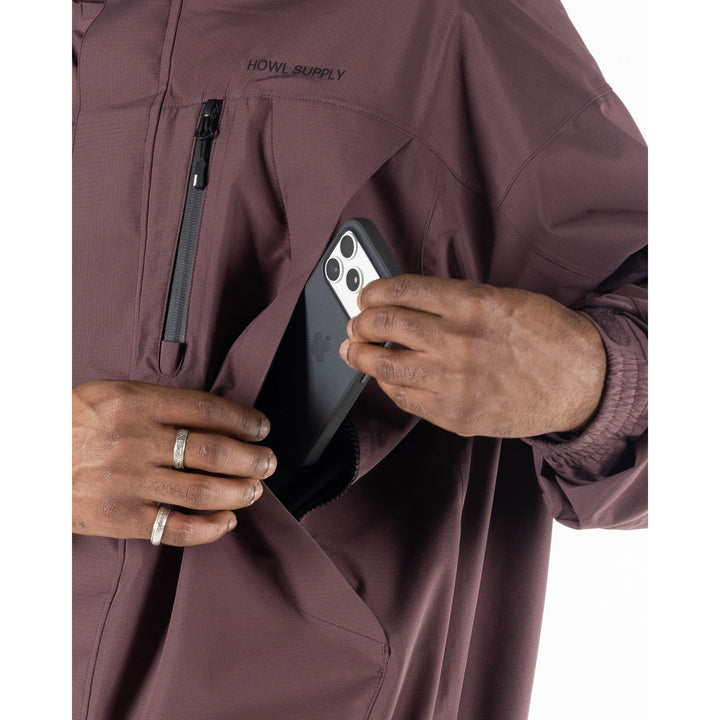 Howl Shell Jacket - Men's Plum