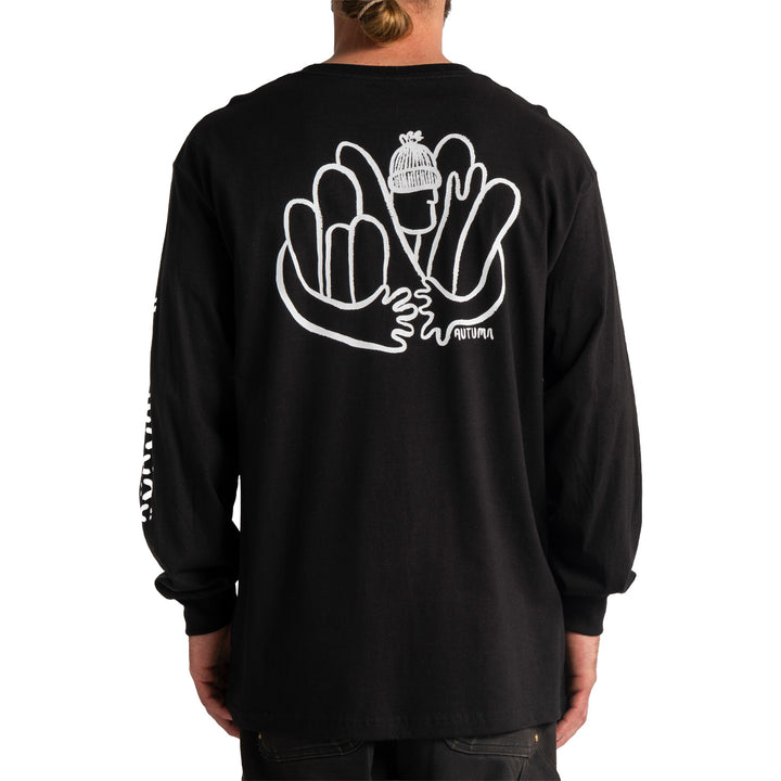 Autumn Grif Quiver Long-Sleeve T-Shirt - Men's Black