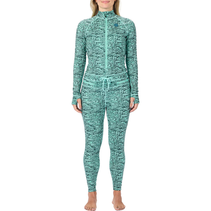 Airblaster Hoodless Ninja Suit - Women's Jade Mycelium