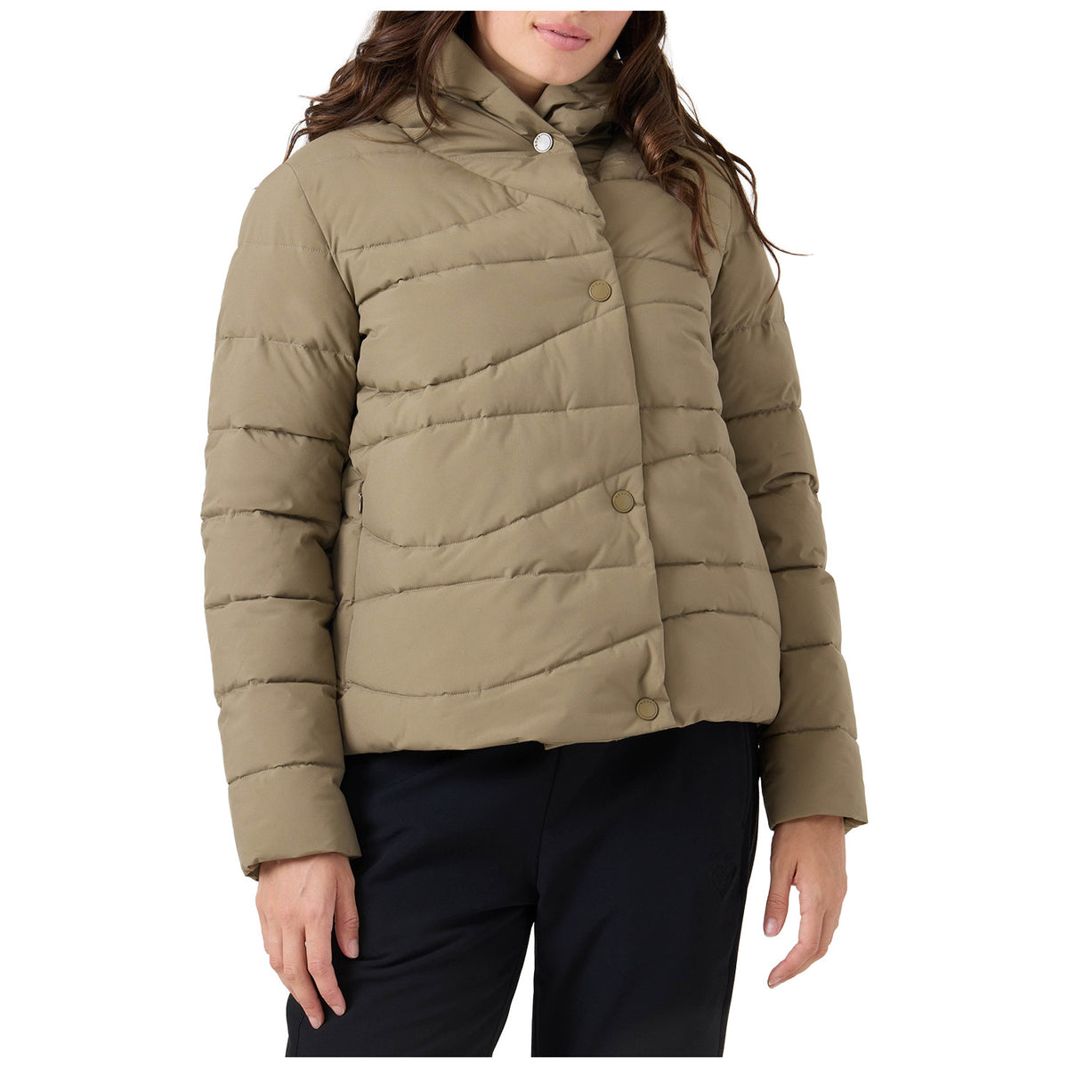 Roxy Abby Quilted Puffer - Women's Dusky Green