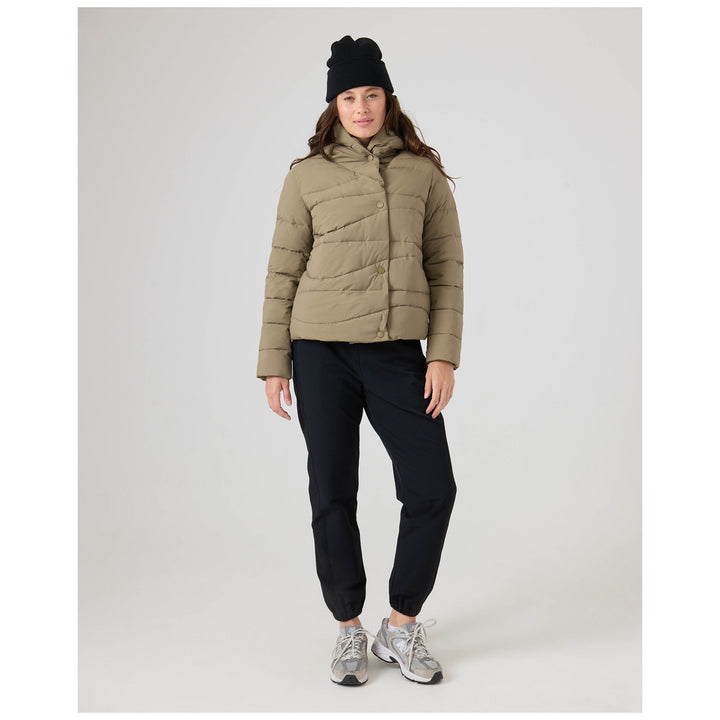 Roxy Abby Quilted Puffer - Women's Dusky Green