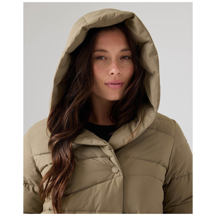 Roxy Abby Quilted Puffer - Women's Dusky Green