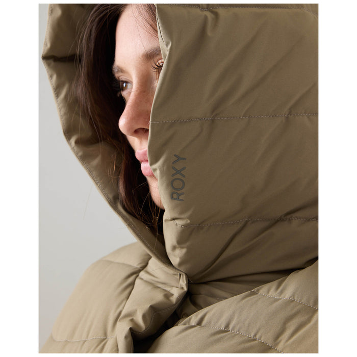 Roxy Abby Quilted Puffer - Women's Dusky Green