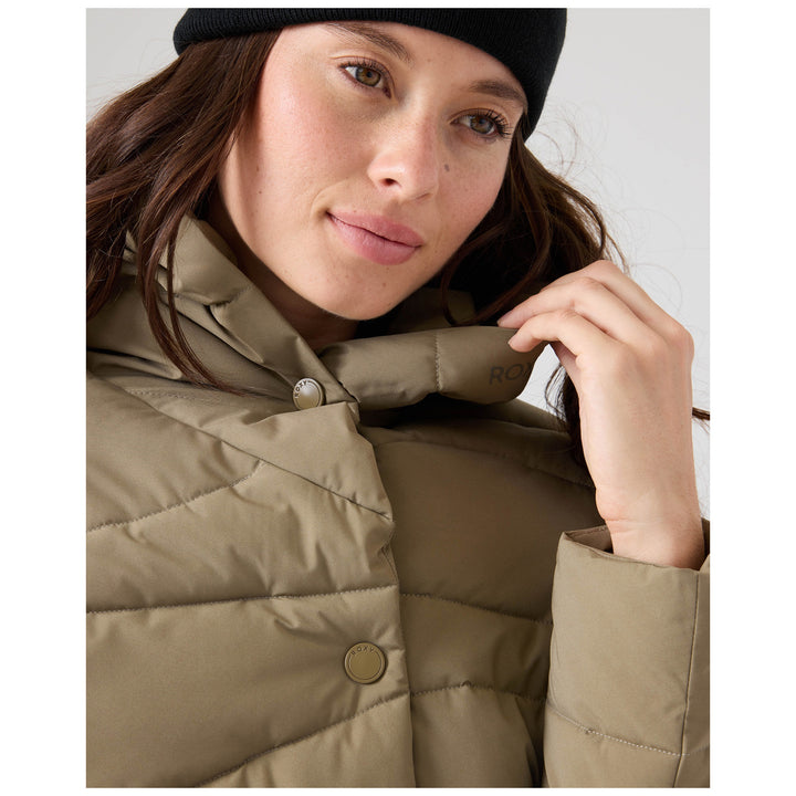 Roxy Abby Quilted Puffer - Women's Dusky Green