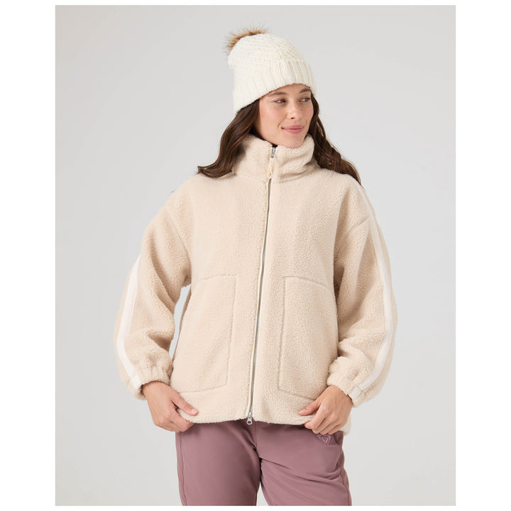 Roxy Amara Sherpa Jacket - Women's Fog